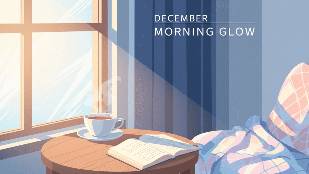 December Aesthetic Mornings Captions