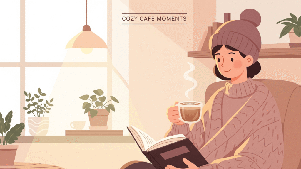 Cozy Cafe Moments Captions