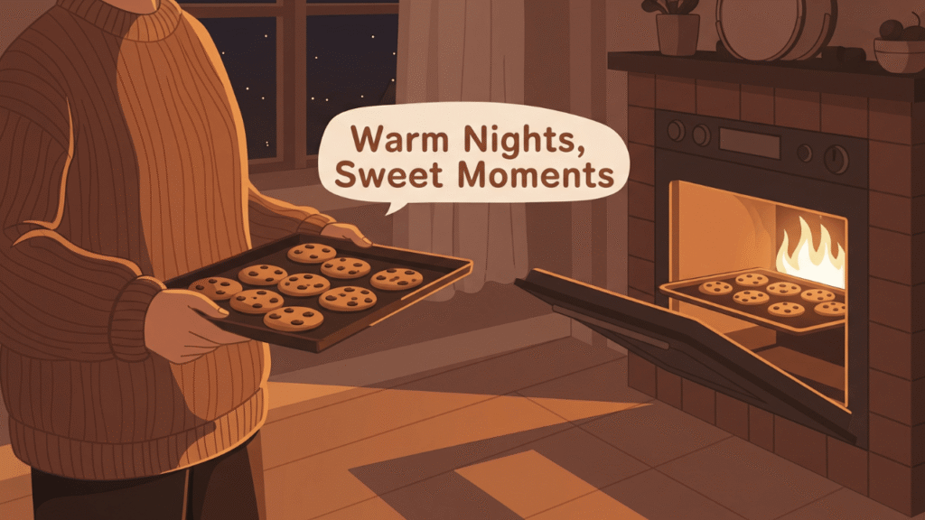 Night-In Cozy Captions