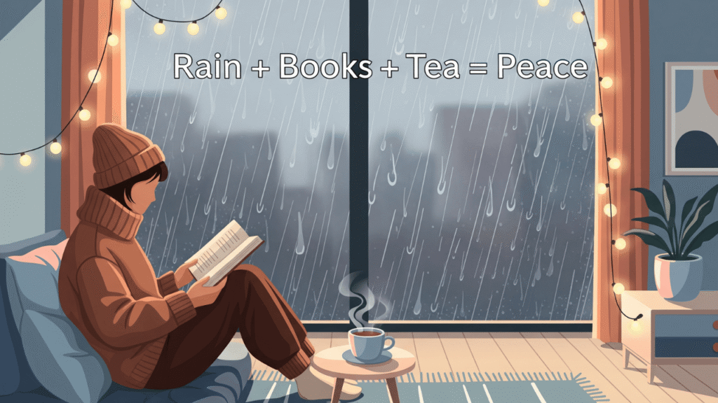 Rainy Indoor Day Captions