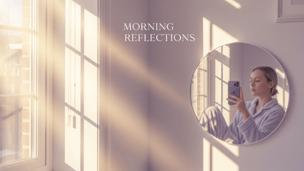 Morning Mirror Captions