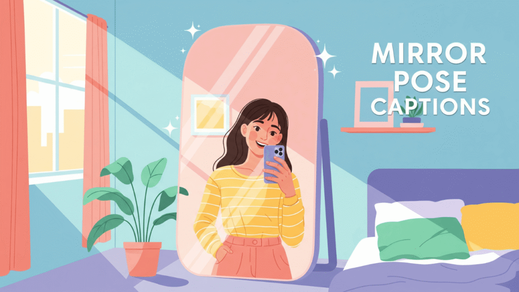250+ Mirror Pose Captions for Instagram (2025 Edition)
