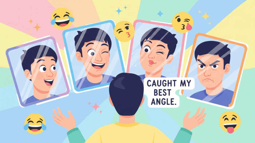 Funny Mirror Captions