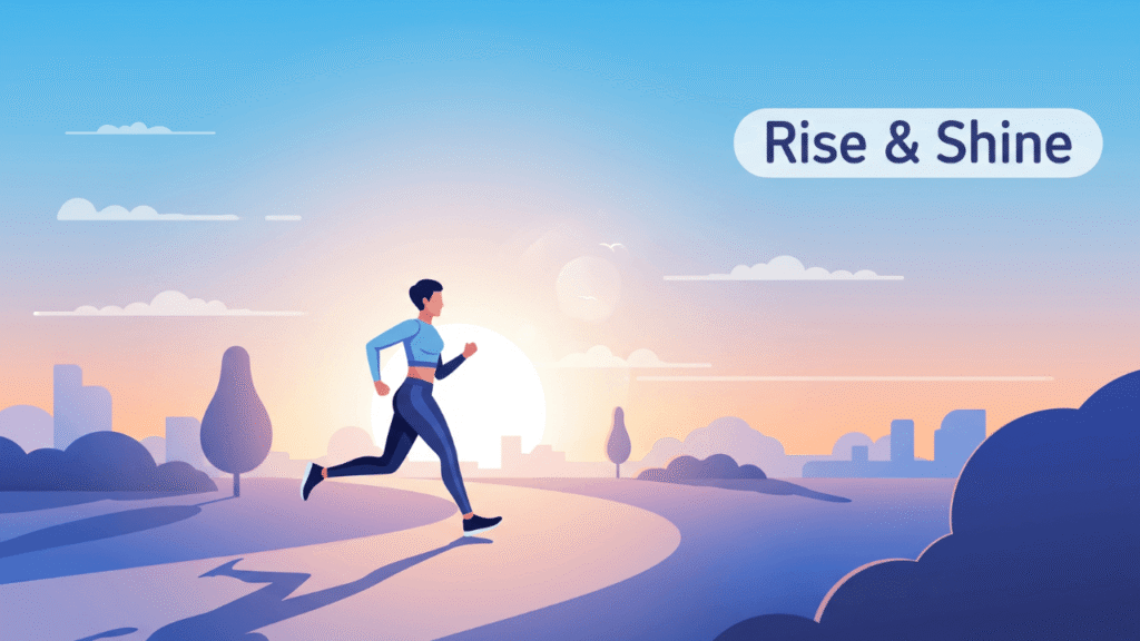 Active Morning Energy Captions