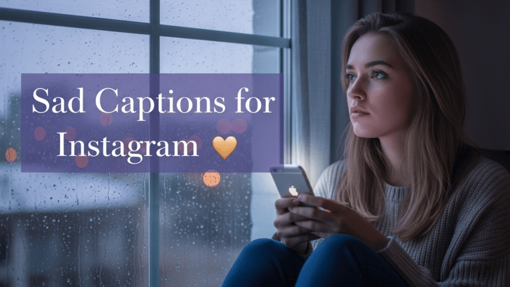 250+ Sad Captions for Instagram