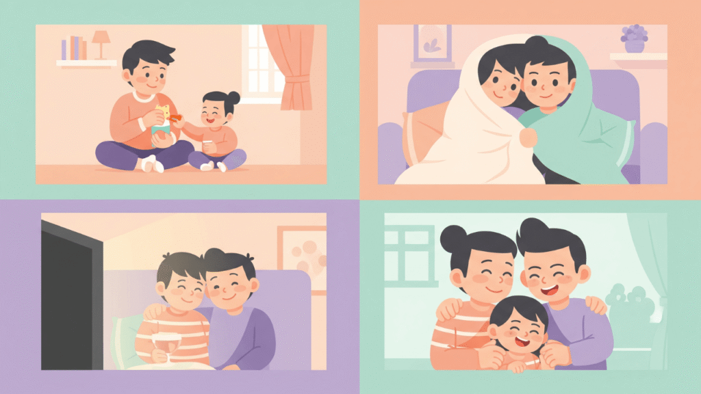 Cute Sibling Moments Captions