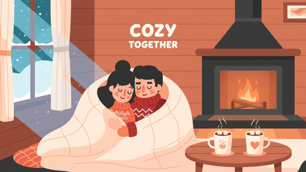 Cozy Winter Love Captions