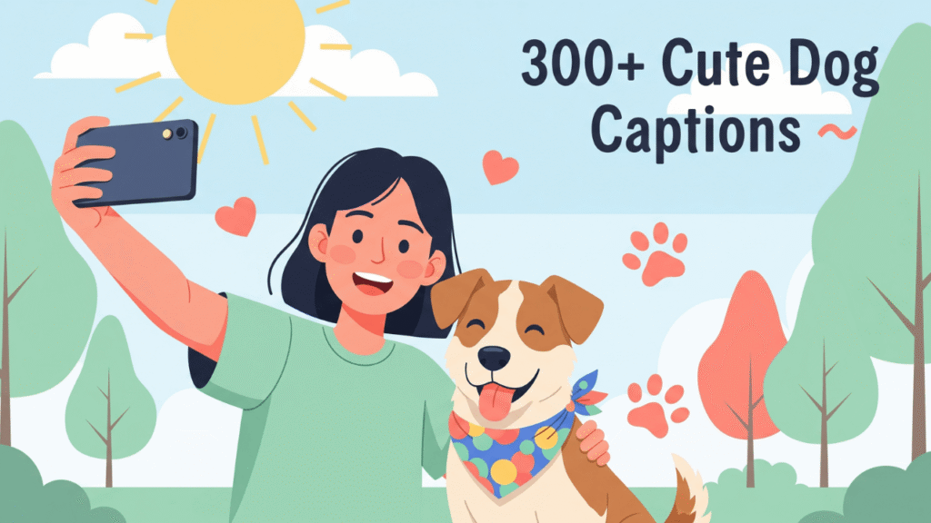 300+ Cute Dog Captions for Instagram