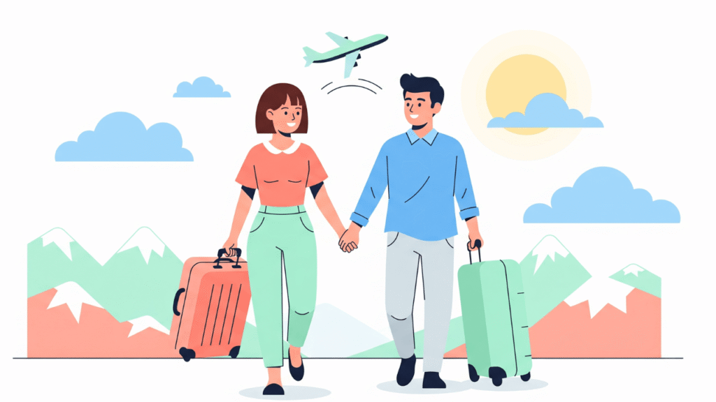 Travel Couple Captions