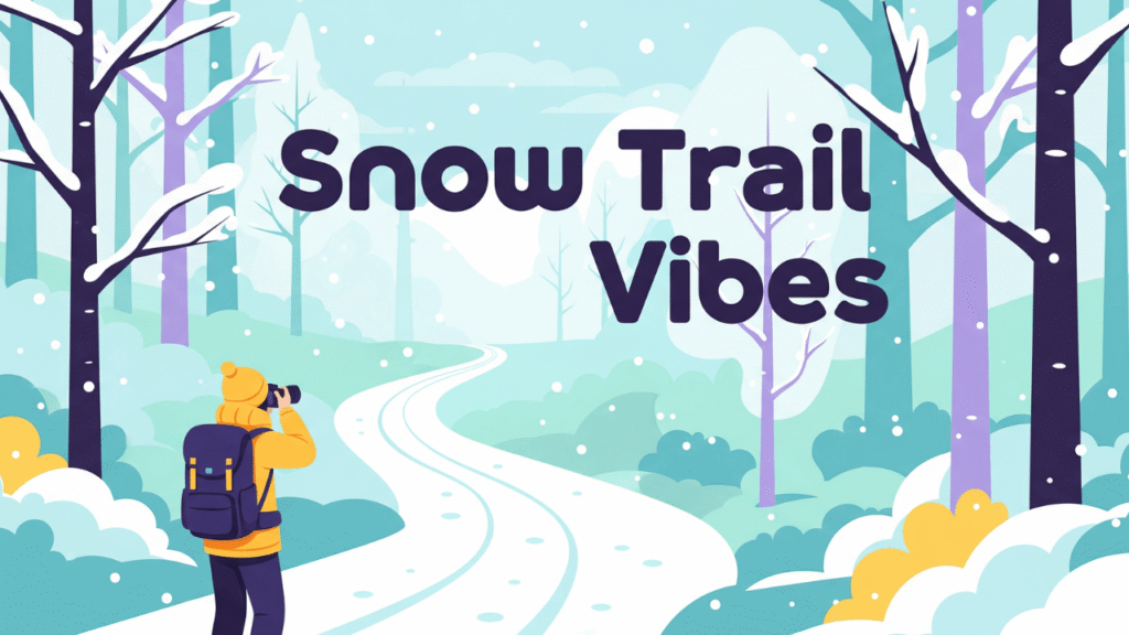 320+ Snow Trail Photography Captions for Instagram (2025 Edition)