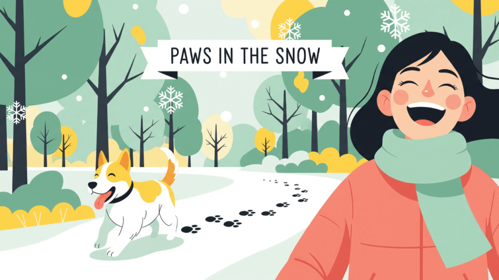 Snow Trail Captions for Dog Walks
