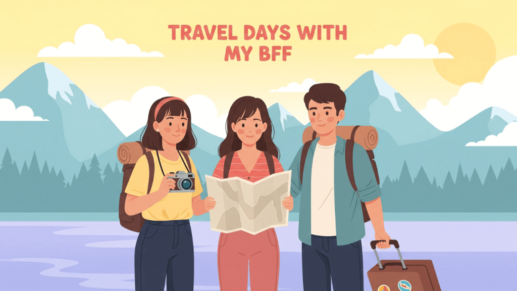 Travel Days With My BFF Captions