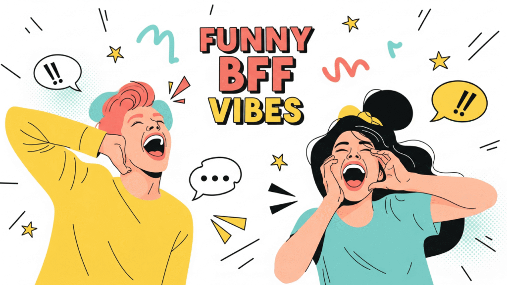 Funny BFF Vibes Captions