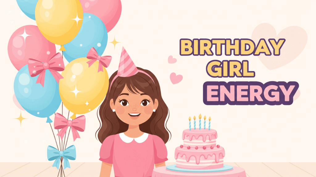 Girly Birthday Captions