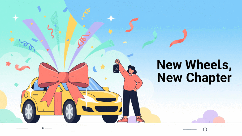 New Car Celebration Captions