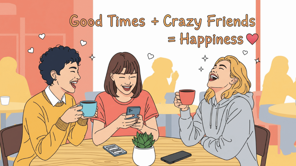 Happy Moments with Friends