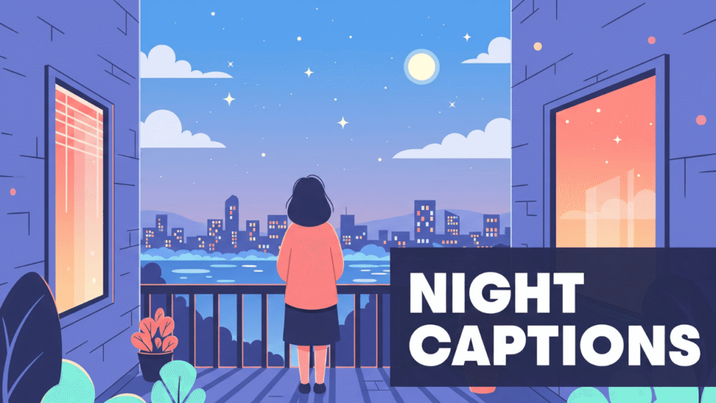 350+ Night Captions for Instagram (2025 Edition)