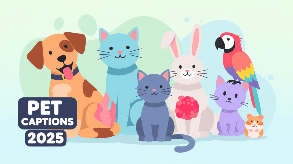 350+ Pet Captions for Instagram (2025 Edition)