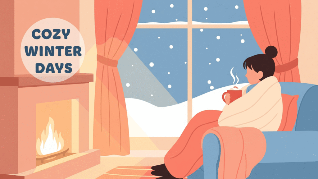 Cozy Snow Day Captions