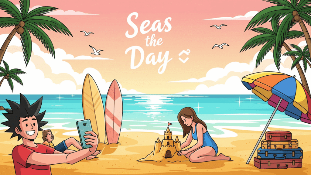 Beach Vibes Captions