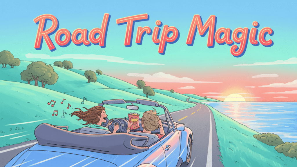Road Trip Magic Captions