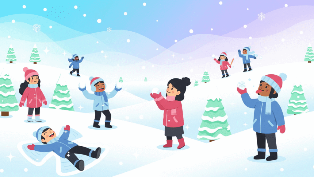 Snow Day Magic Captions