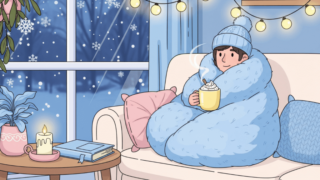 Cozy Winter Vibes Captions