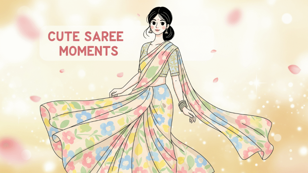 Cute Saree Moments