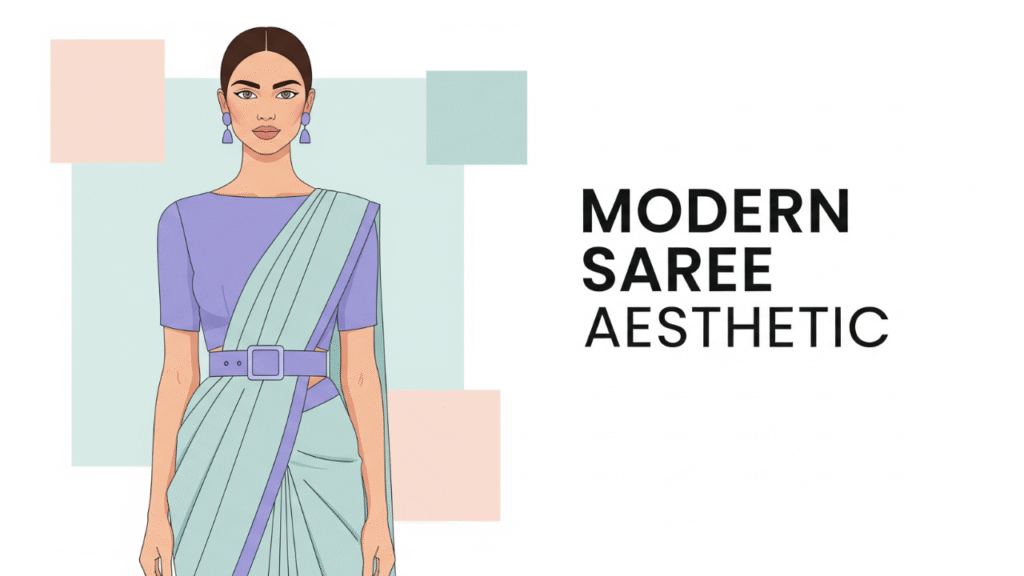 Modern Saree Aesthetic