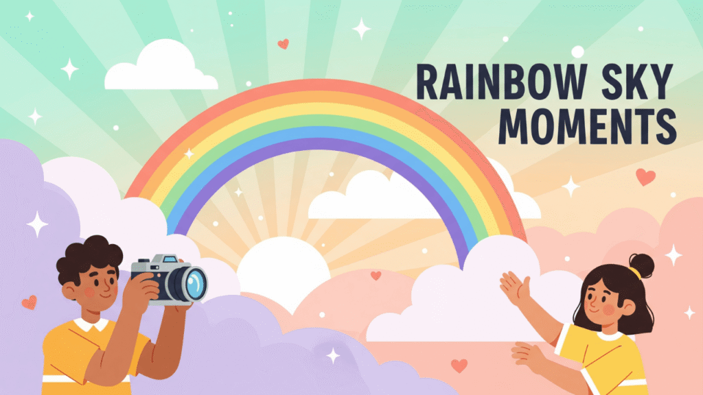 Rainbow Sky Moments