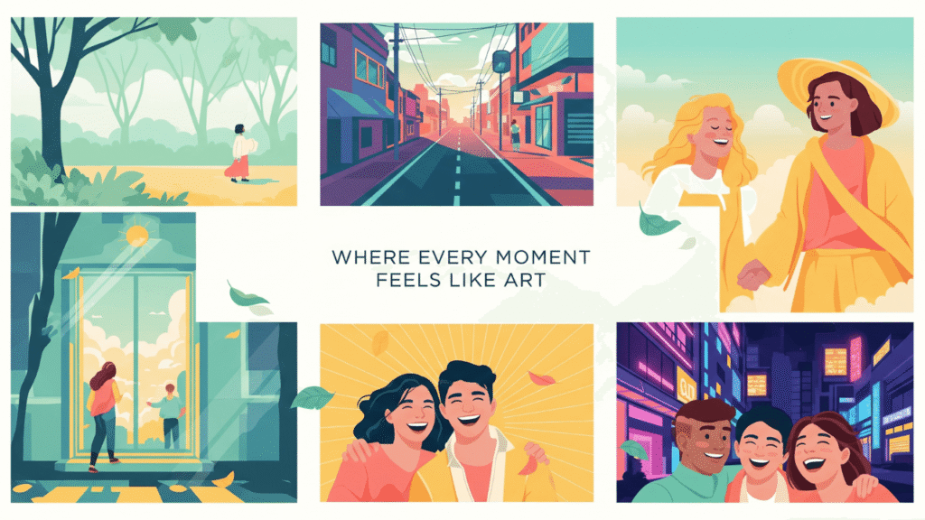 Aesthetic Travel Moments with Friends