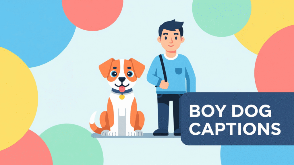 30+ Boy Dog Captions for Instagram