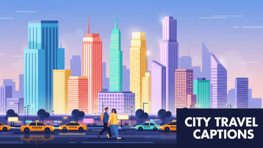 30+ City Travel Captions for Instagram