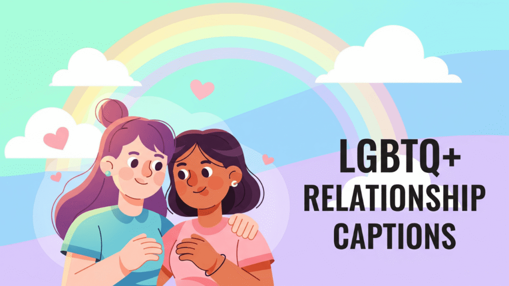 30+ LGBTQ+ Relationship Captions for Instagram