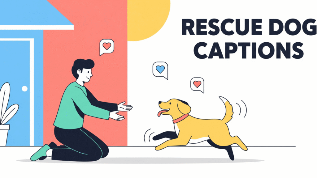 30+ Rescue Dog Captions for Instagram