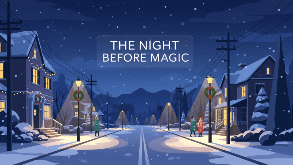 Christmas Eve Night Captions