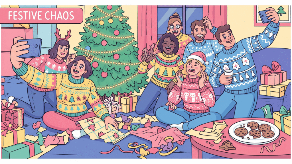 Funny Christmas Eve Photo Captions