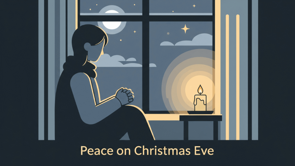 Peaceful Christmas Eve Moments