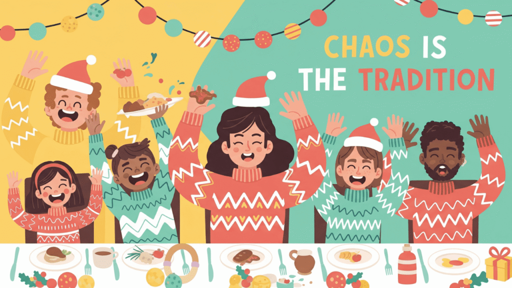 Funny Family Christmas Chaos