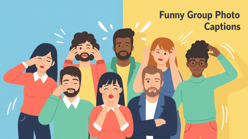 300+ Funny Group Photo Captions for Instagram (2025 Edition)