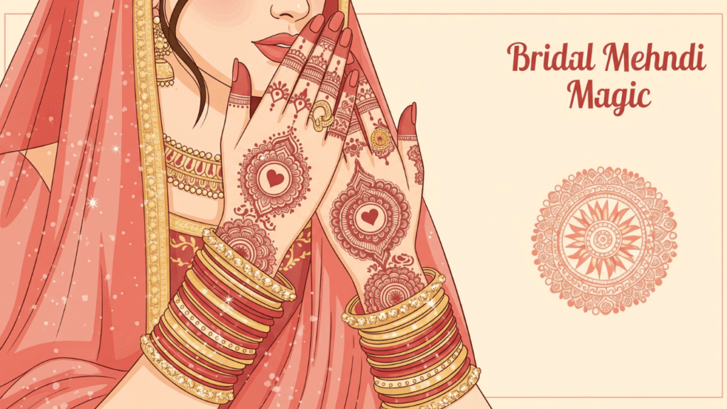 Bridal Mehndi Captions