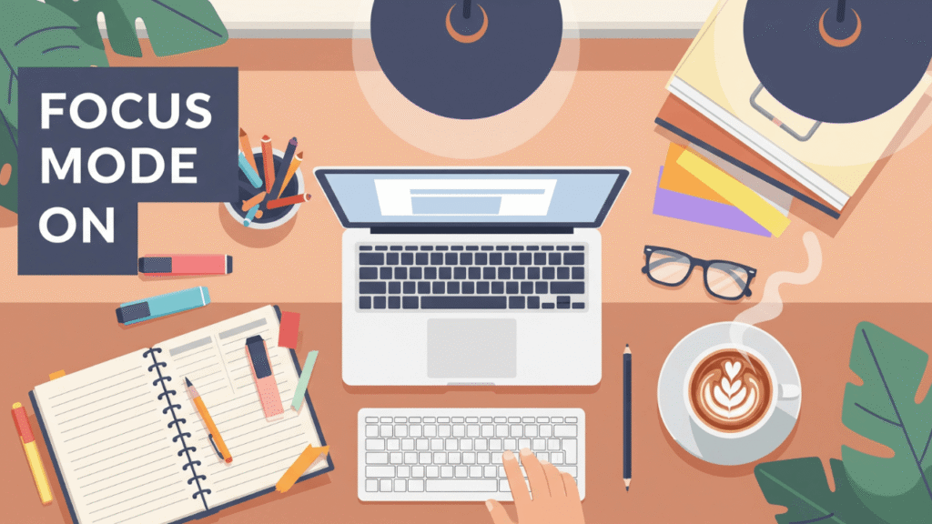 Focus & Productivity Moments captions