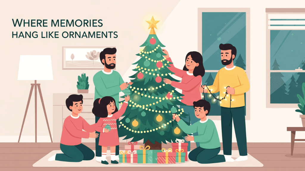 Family Christmas Tree Captions