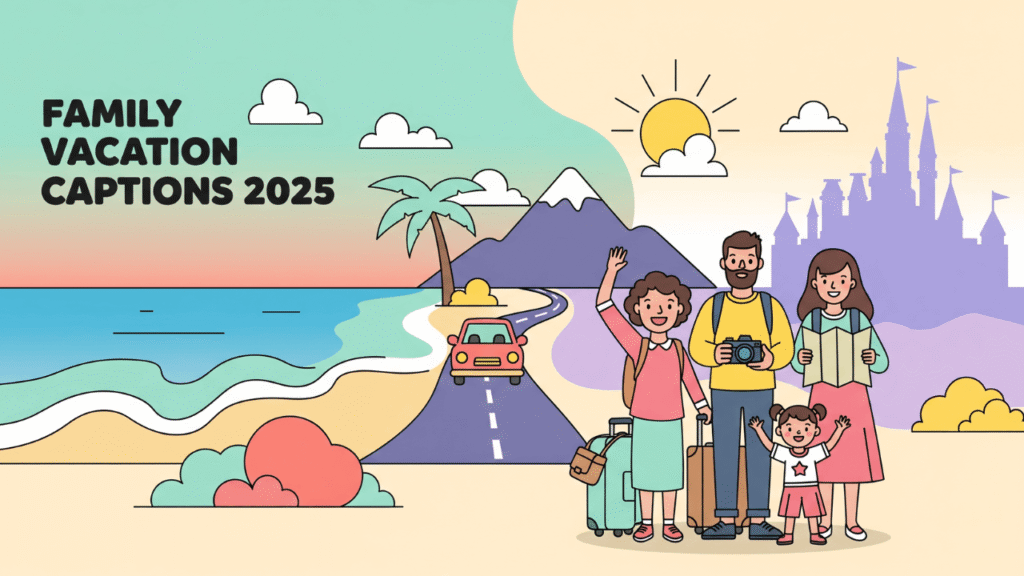 350+ Family Vacation Captions for Instagram (2025 Edition)