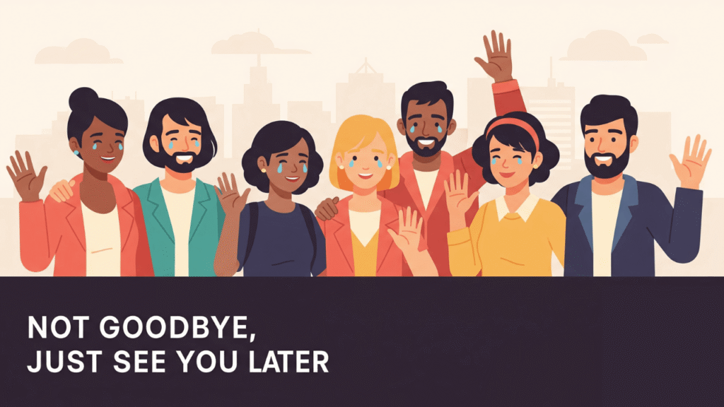 Farewell Captions for Friends