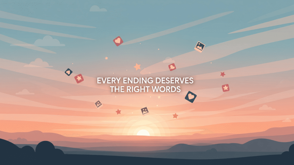 Aesthetic Farewell Captions