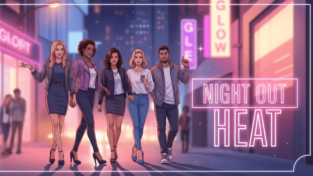 Night Out Heat Captions