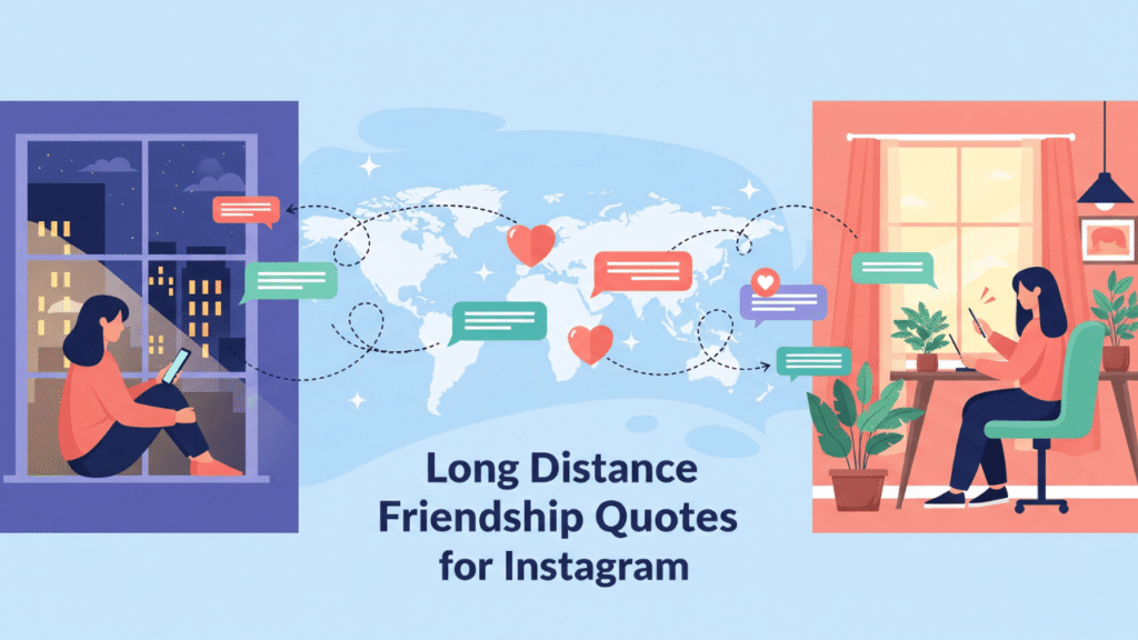 350+ Long Distance Friendship Quotes for Instagram