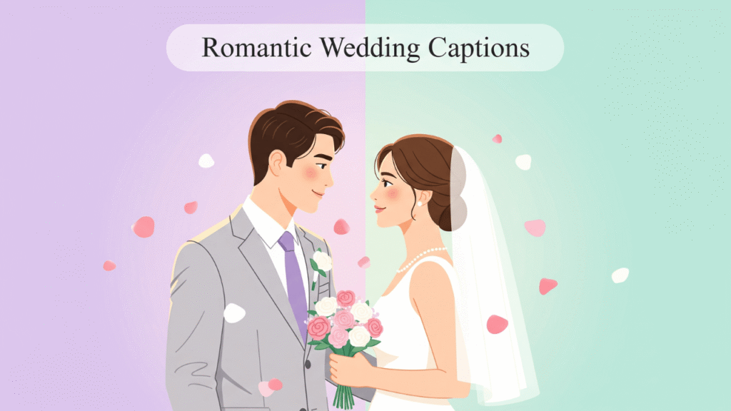 Romantic Wedding Captions