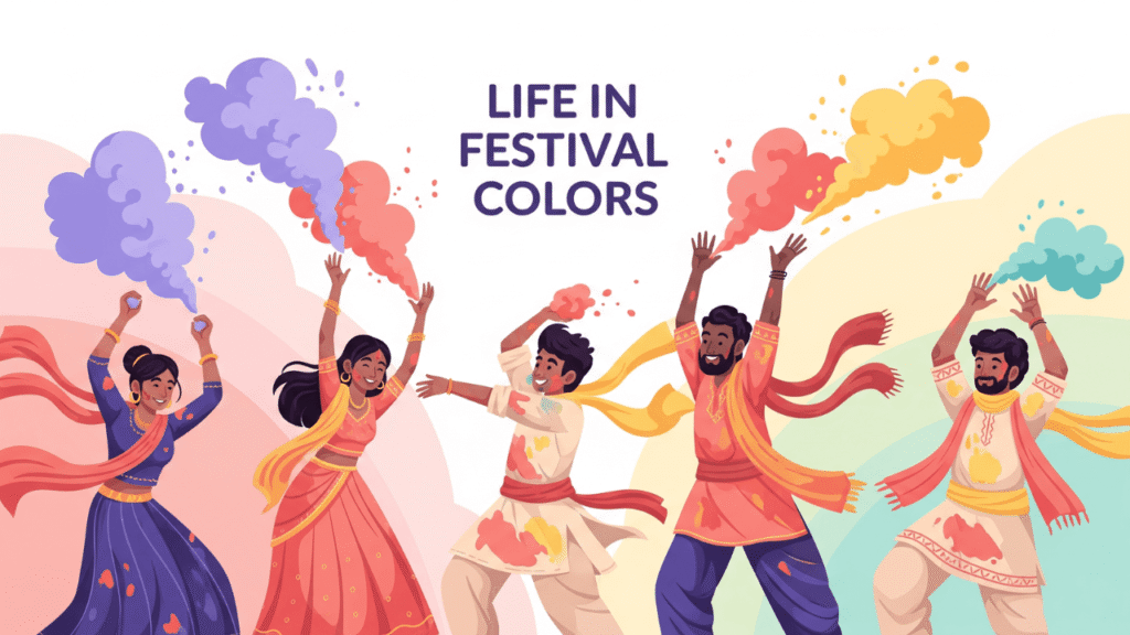 Colorful Festival Moments